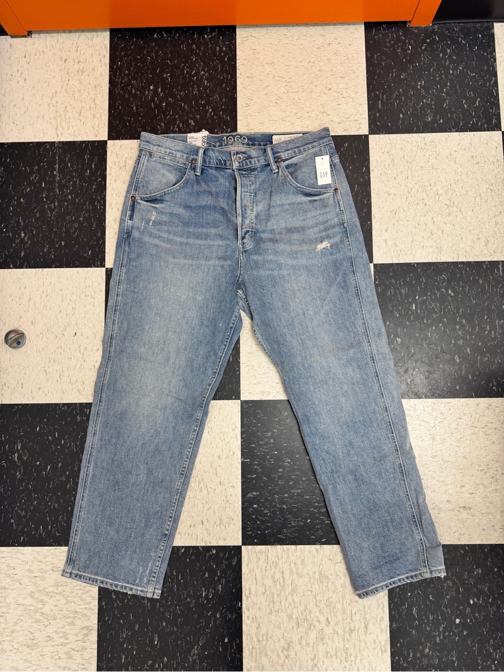 GAP Light Blue Relaxed Straight Jeans